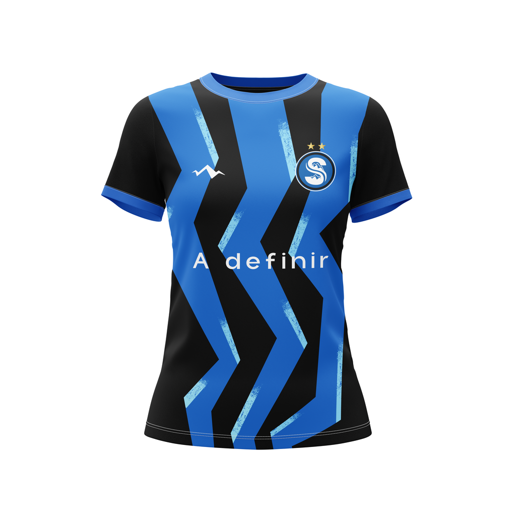 Camisa Goleiro - Azul e Preto - Babylook