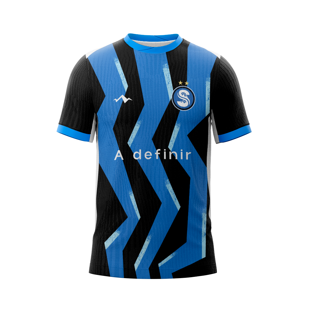 Camisa Goleiro - Azul e Preto - Masculino