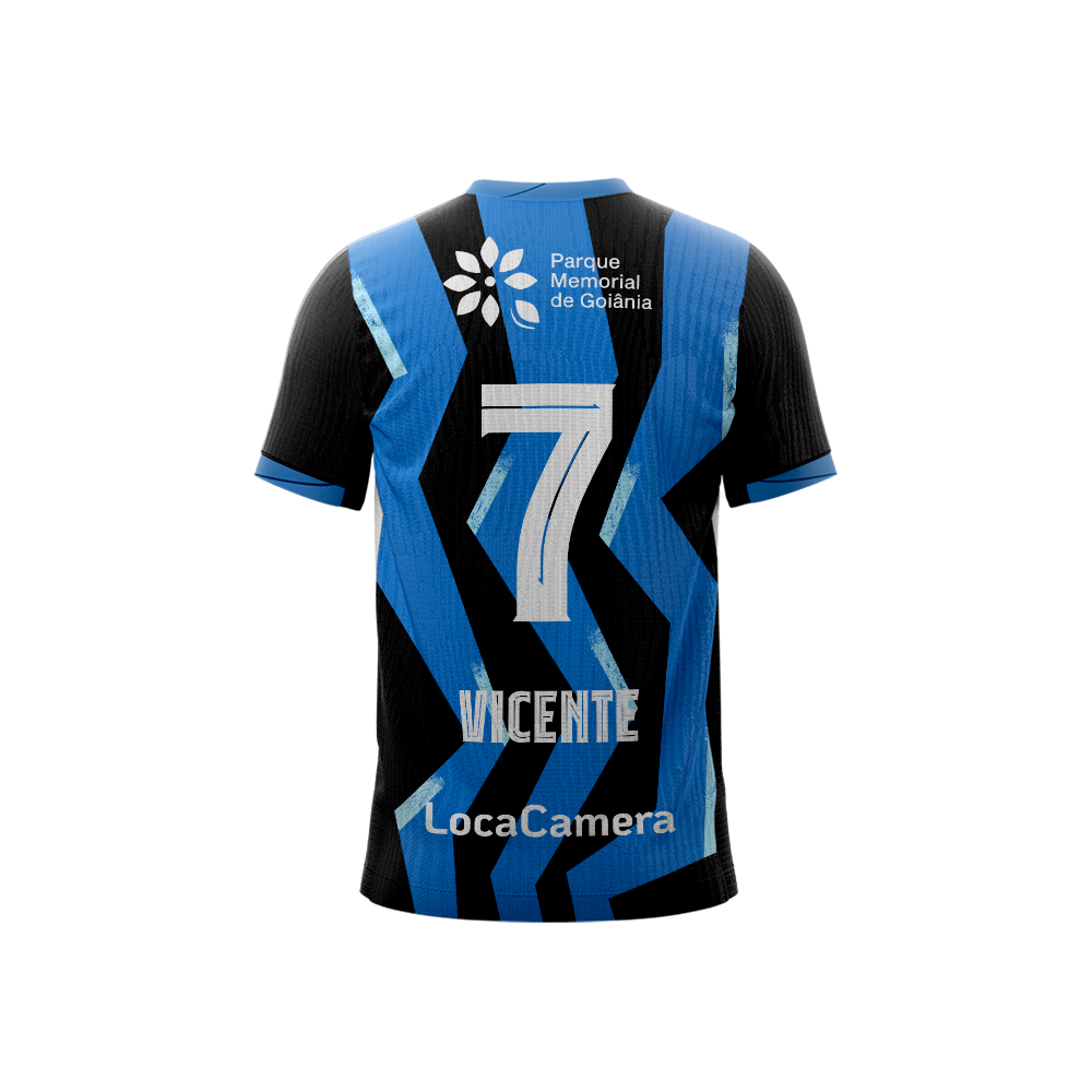 Camisa Goleiro - Azul e Preto - Infantil